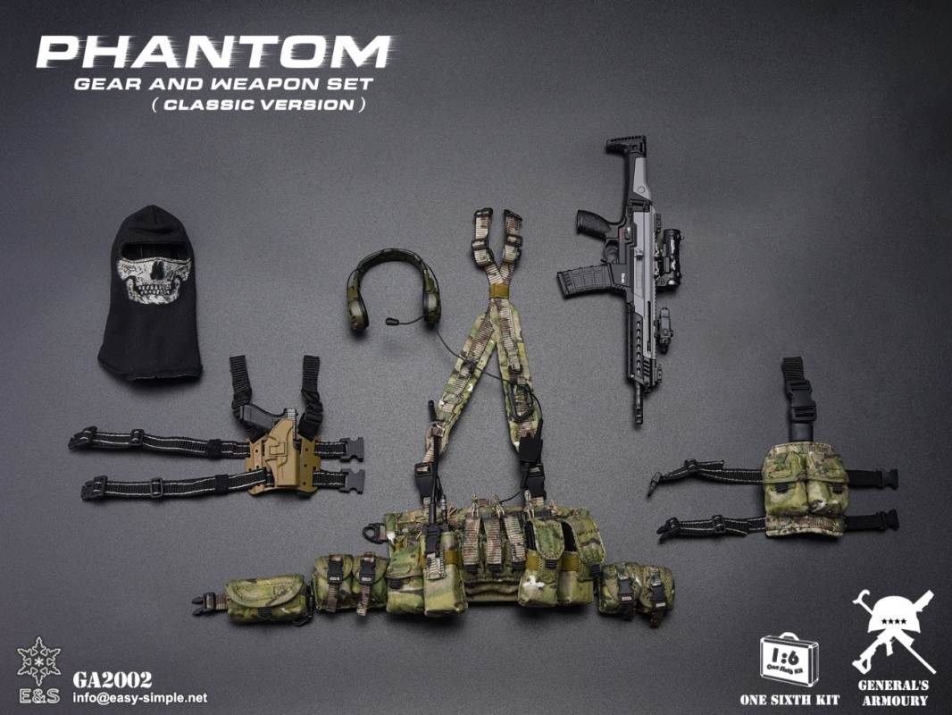 1/6 Modern Warfare Ghost Equipment Set