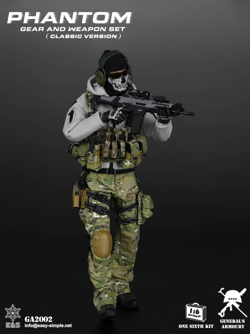 1/6 Modern Warfare Ghost Equipment Set