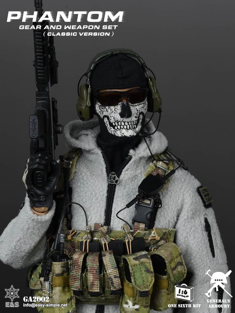 1/6 Modern Warfare Ghost Equipment Set