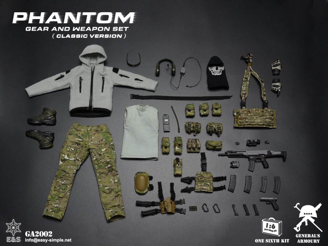 1/6 Modern Warfare Ghost Equipment Set