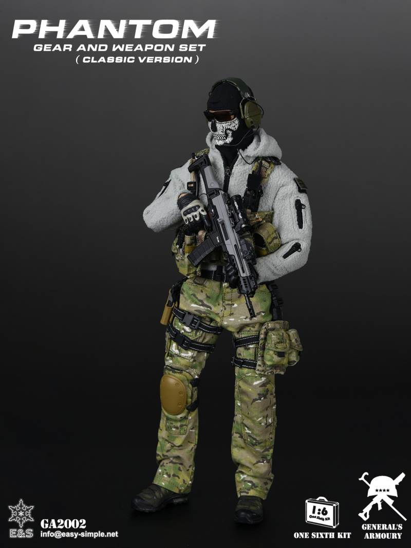 1/6 Modern Warfare Ghost Equipment Set