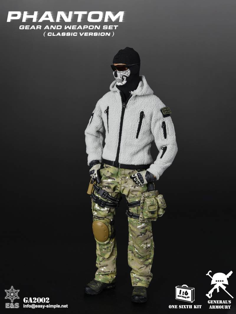 1/6 Modern Warfare Ghost Equipment Set
