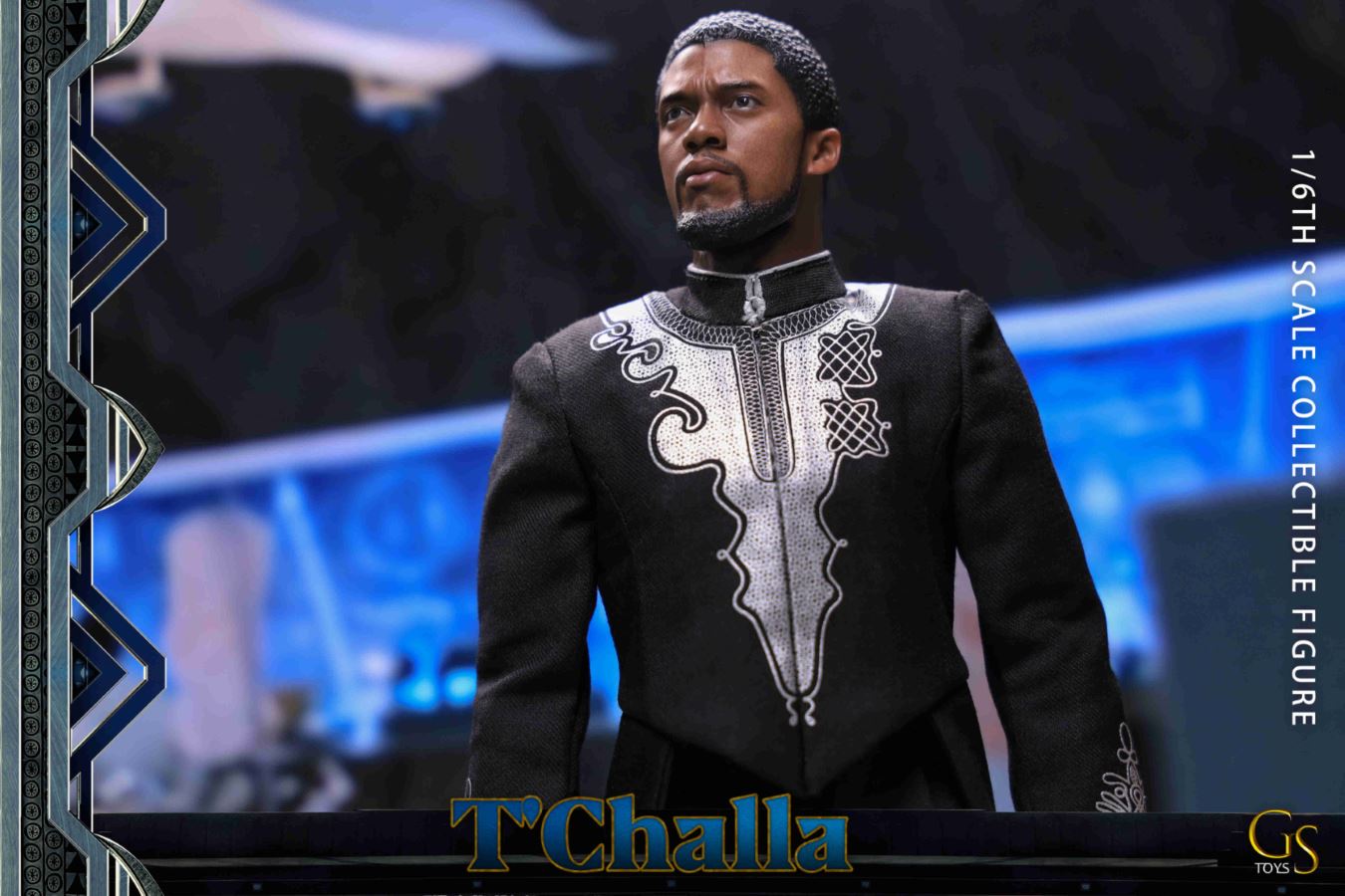 GST001 1/6 TChalla Wakanda King Panther Headsculpt