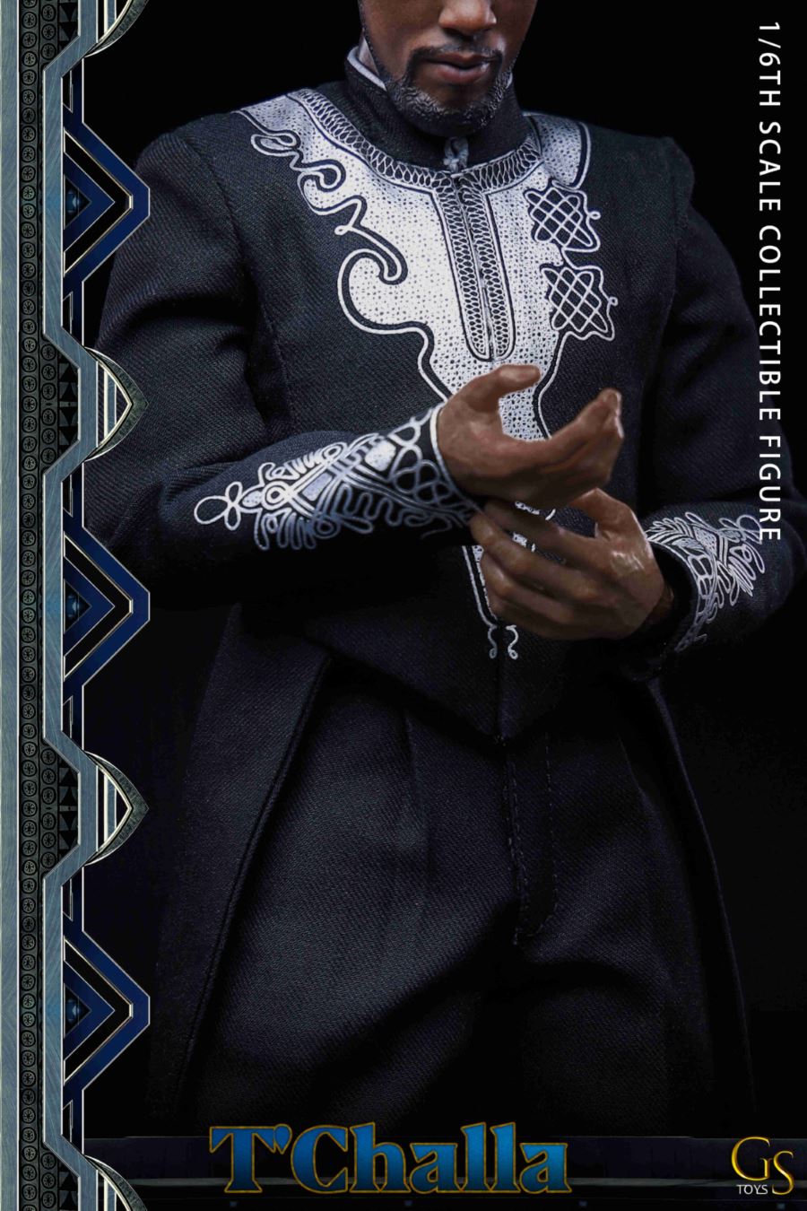 GST001 1/6 TChalla Wakanda King Panther Headsculpt