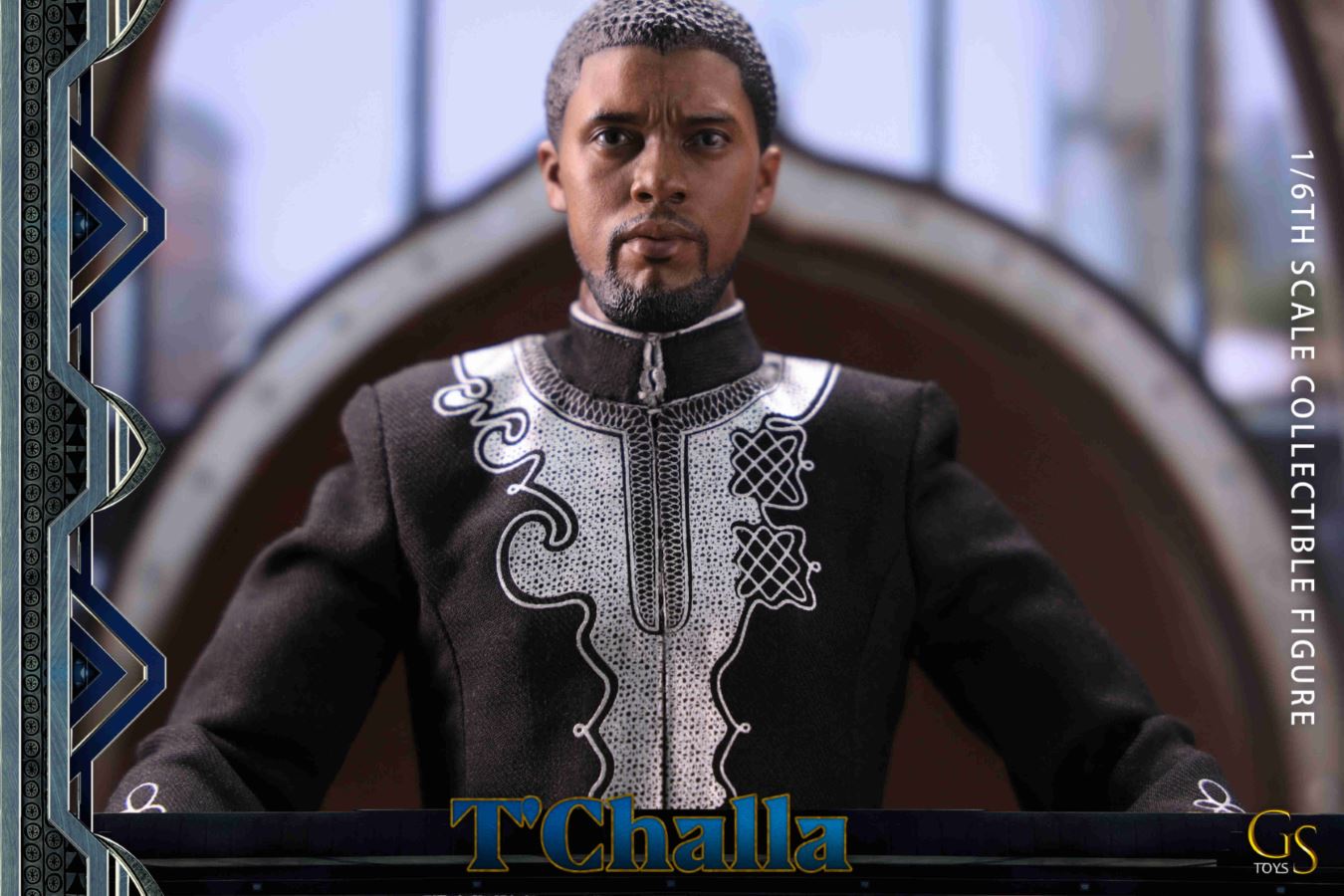 GST001 1/6 TChalla Wakanda King Panther Headsculpt