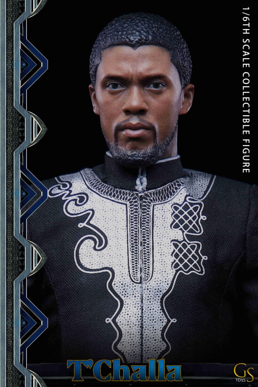 GST001 1/6 TChalla Wakanda King Panther Headsculpt