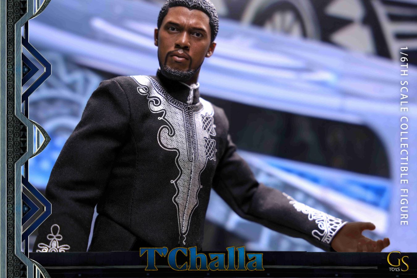 GST001 1/6 TChalla Wakanda King Panther Headsculpt