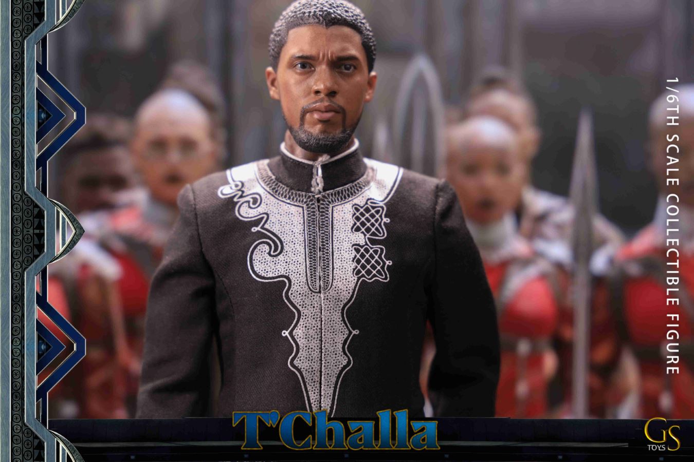 GST001 1/6 TChalla Wakanda King Panther Headsculpt