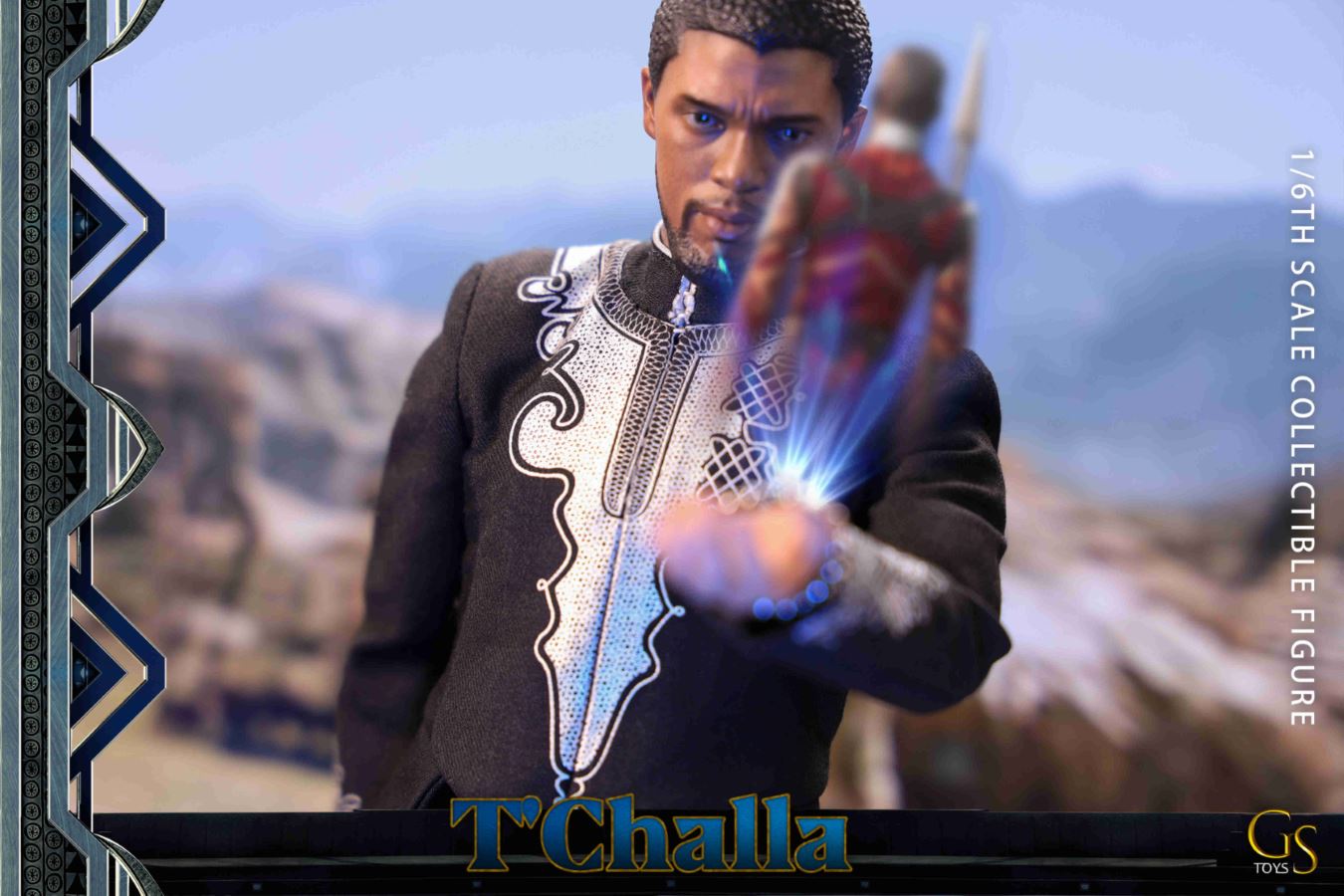 GST001 1/6 TChalla Wakanda King Panther Headsculpt