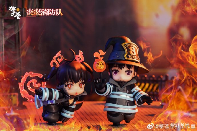 Fire Force - Maki Oze and Tamaki Kotatsu