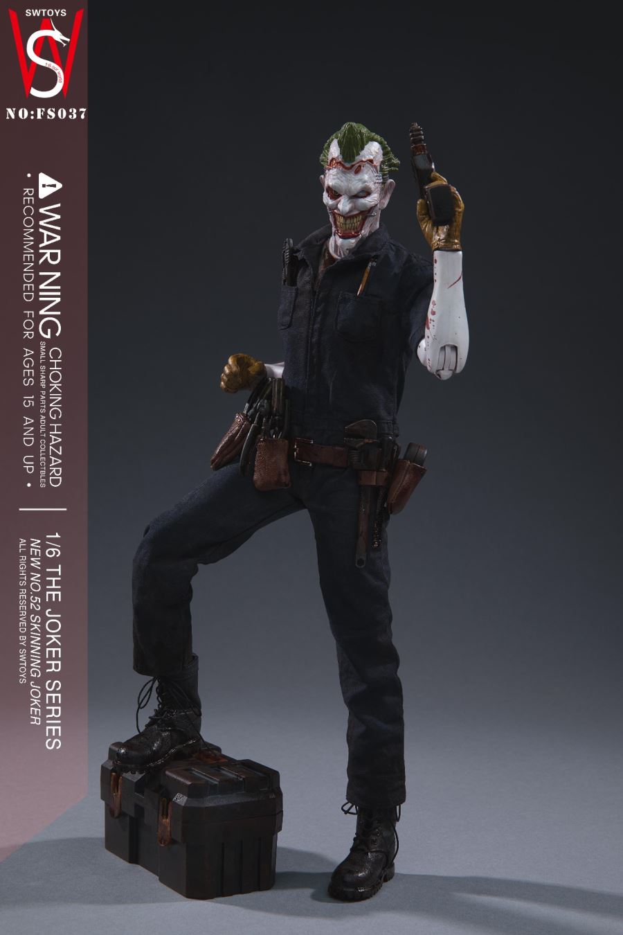 1/6 new 52 skinning clown action figure NO: FS037