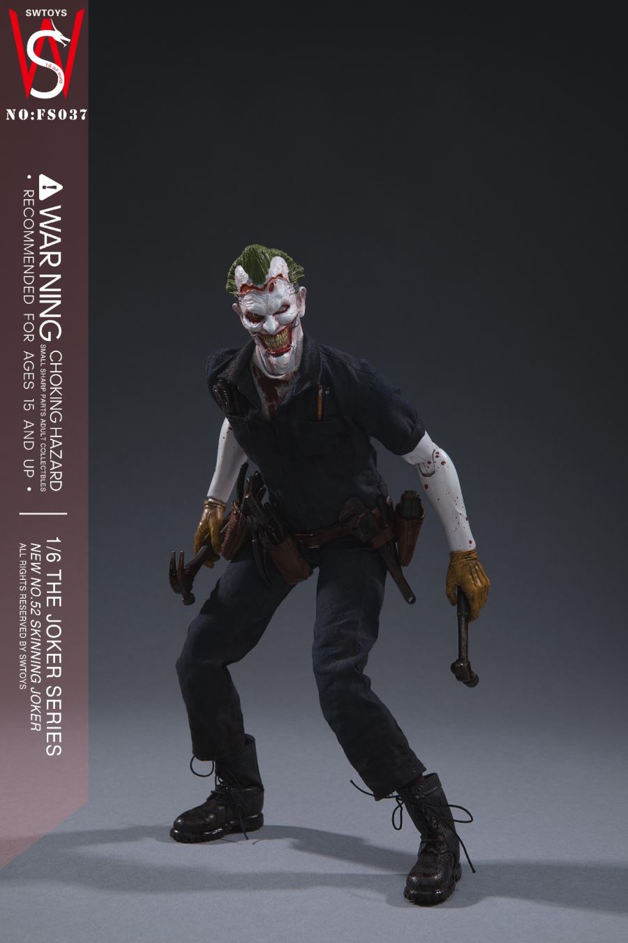1/6 new 52 skinning clown action figure NO: FS037
