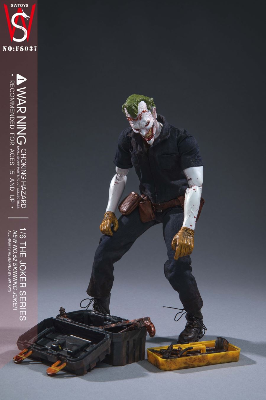 1/6 new 52 skinning clown action figure NO: FS037