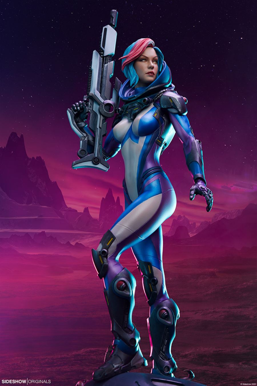 Bounty Hunter Galactic Gun for Hire Statue