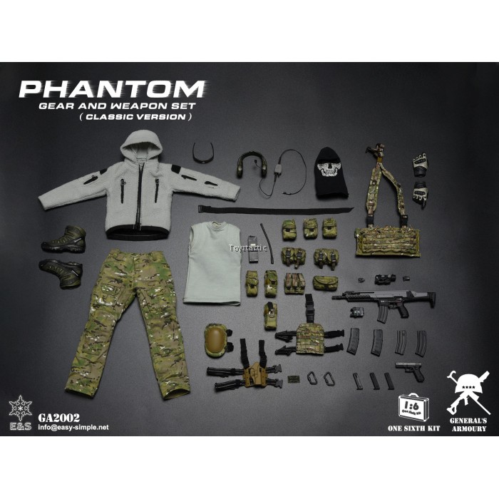 General's Armoury GA2002 Phantom Gear And Weapon Set (Classic Version)