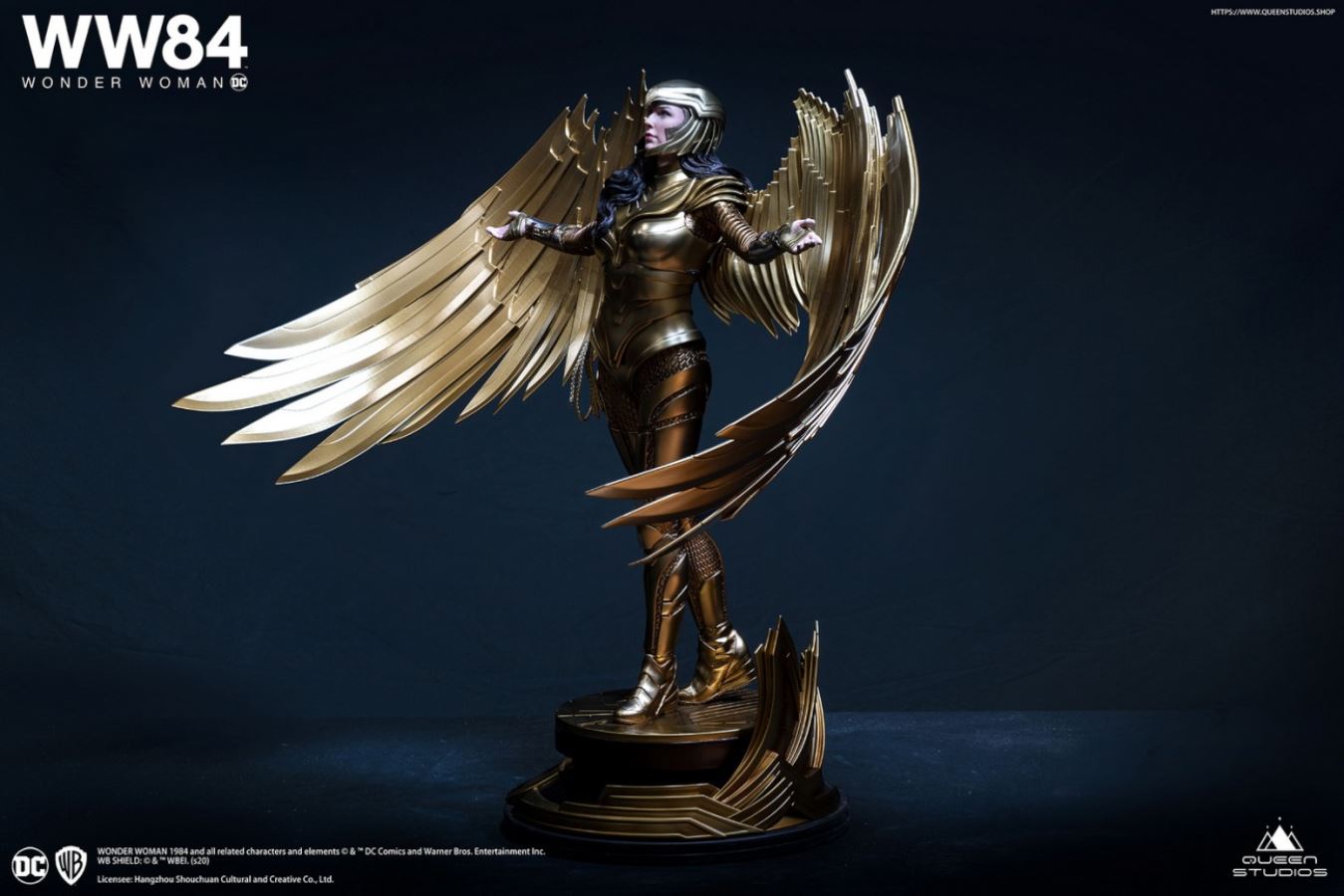 1/4 Wonder Woman 1984 - Flying Eagle Golden Battlegear Wonder Woman Statue