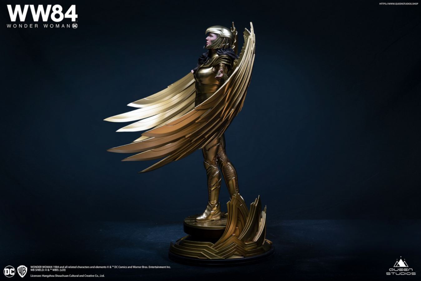 1/4 Wonder Woman 1984 - Flying Eagle Golden Battlegear Wonder Woman Statue
