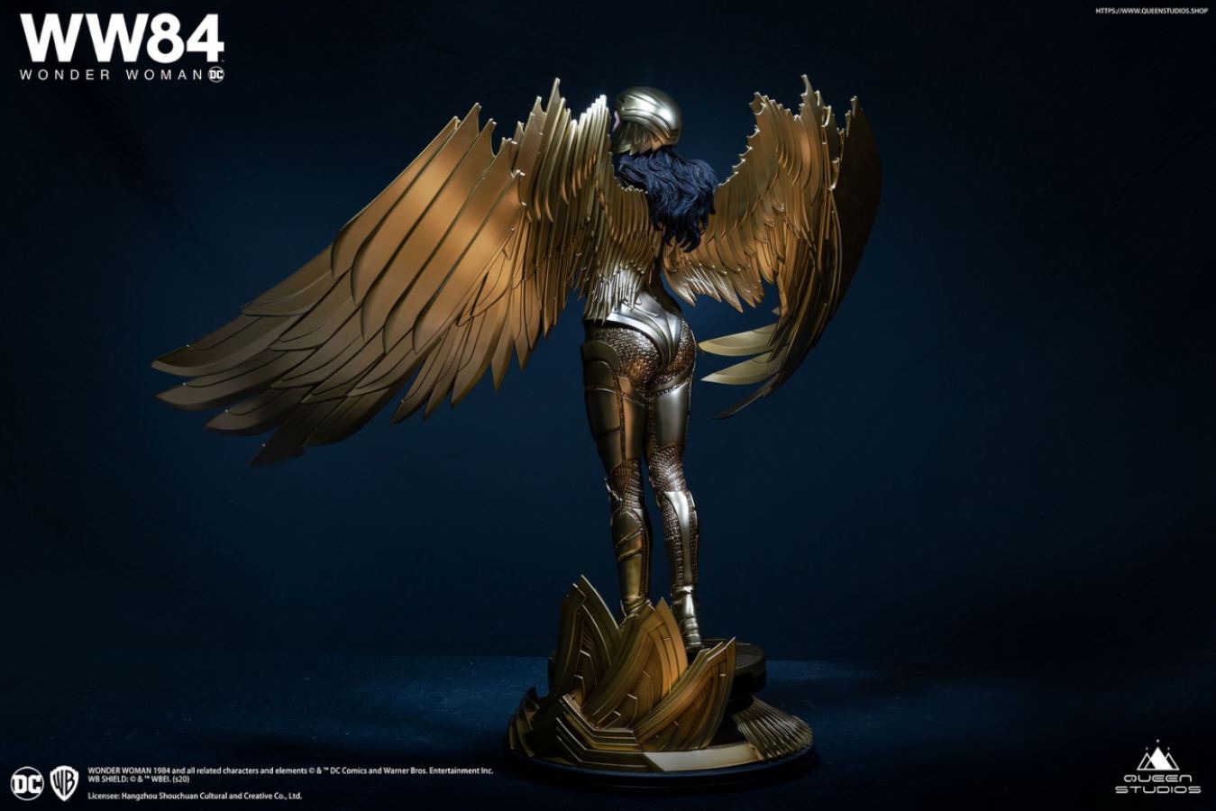 1/4 Wonder Woman 1984 - Flying Eagle Golden Battlegear Wonder Woman Statue