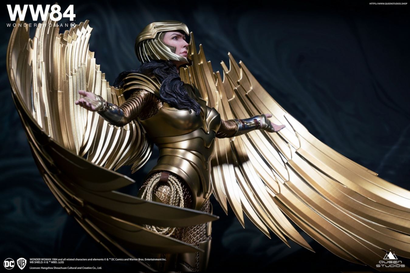 1/4 Wonder Woman 1984 - Flying Eagle Golden Battlegear Wonder Woman Statue