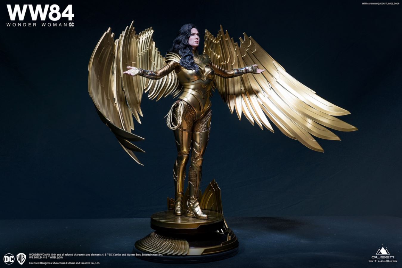 1/4 Wonder Woman 1984 - Flying Eagle Golden Battlegear Wonder Woman Statue