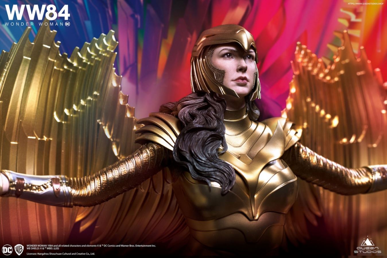 1/4 Wonder Woman 1984 - Flying Eagle Golden Battlegear Wonder Woman Statue