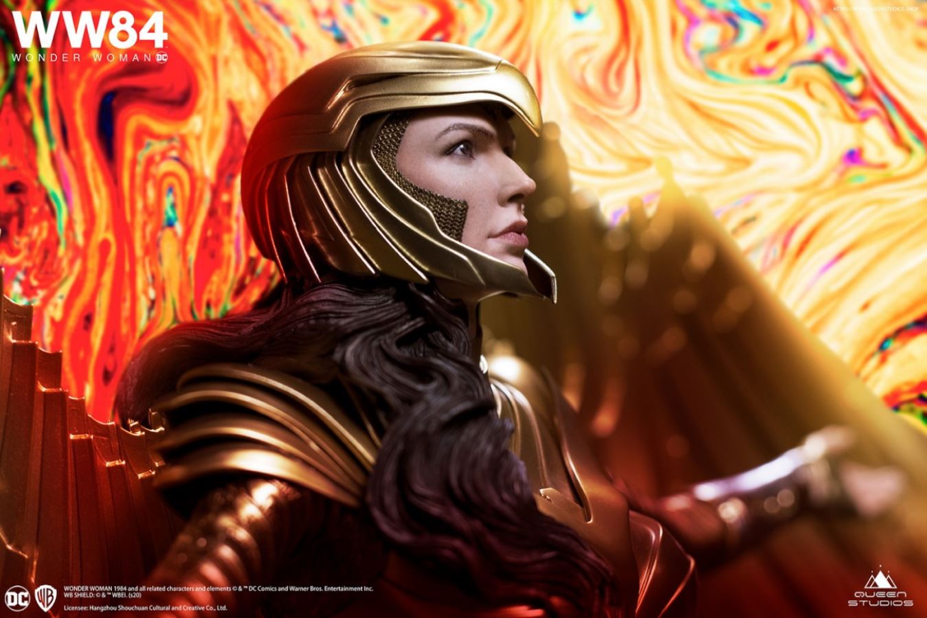 1/4 Wonder Woman 1984 - Flying Eagle Golden Battlegear Wonder Woman Statue