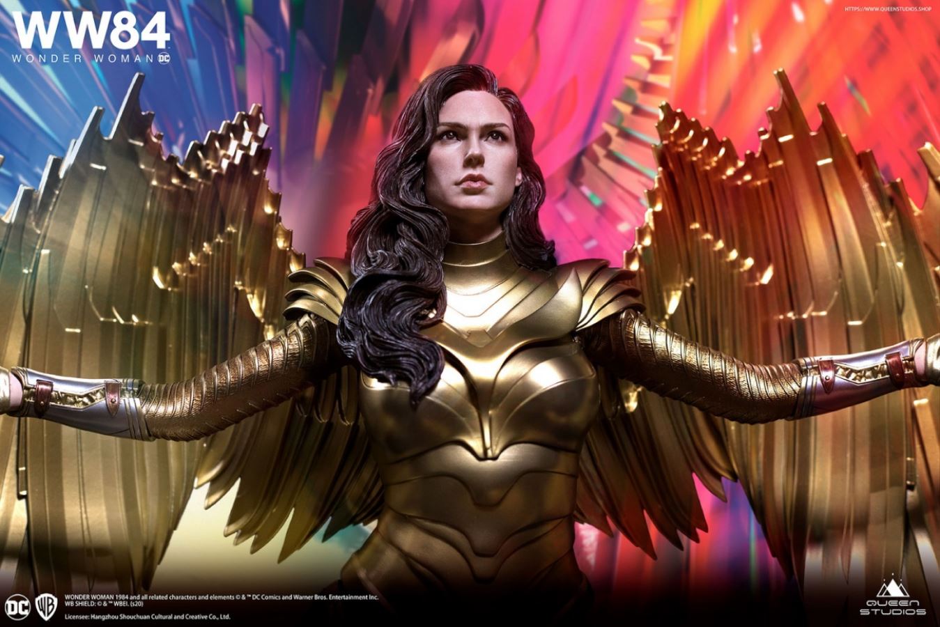 1/4 Wonder Woman 1984 - Flying Eagle Golden Battlegear Wonder Woman Statue
