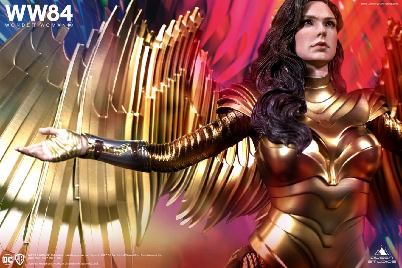 1/4 Wonder Woman 1984 - Flying Eagle Golden Battlegear Wonder Woman Statue