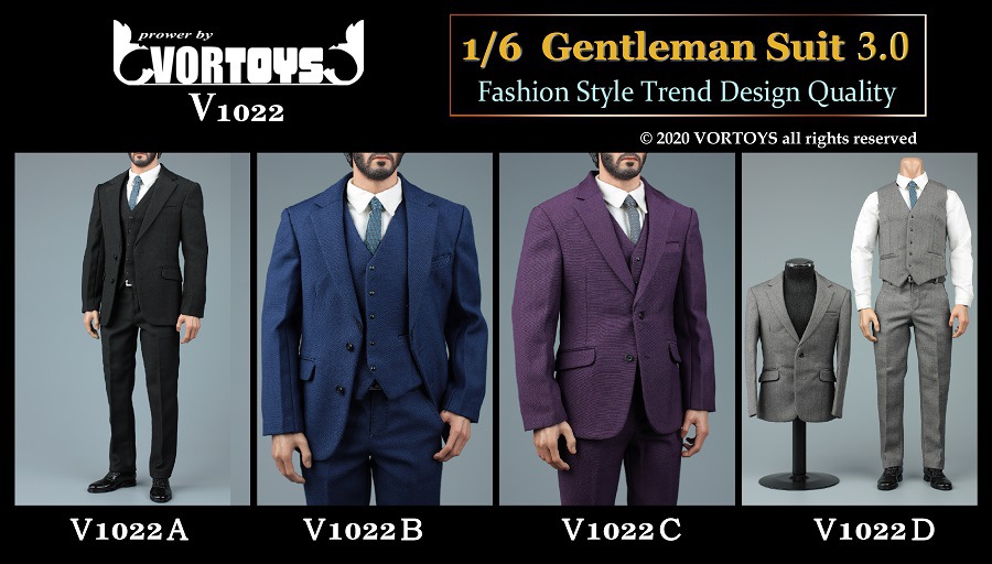 1/6 Men's Gentleman Suit 3.0 (V1022)