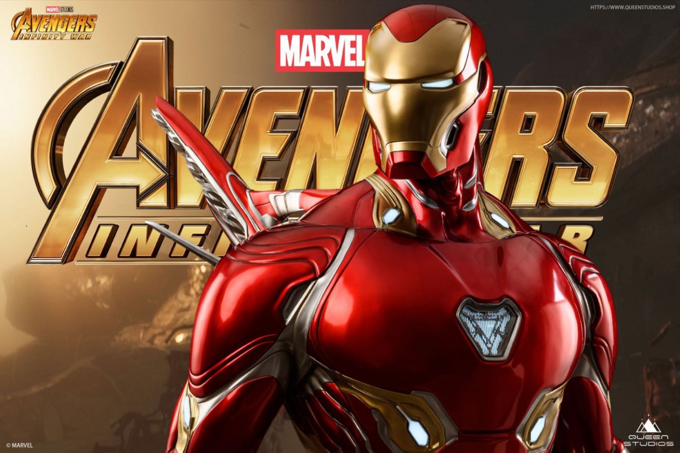 1/1 Avengers 3: Infinity War - Iron Man MK50 full-length portrait