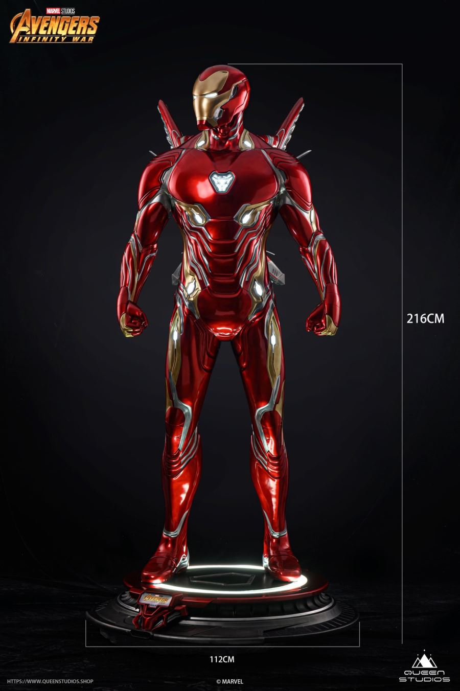 1/1 Avengers 3: Infinity War - Iron Man MK50 full-length portrait