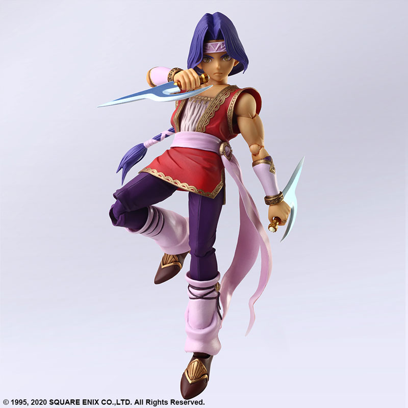 Seiken Densetsu Series Trials of Mana Bring Arts Hawkeye & Riesz
