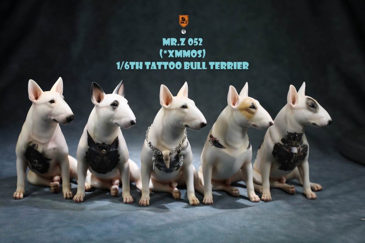 Animal Model No.52: 1/6th TATTOO BULL TERRIER (all 5 colors)
