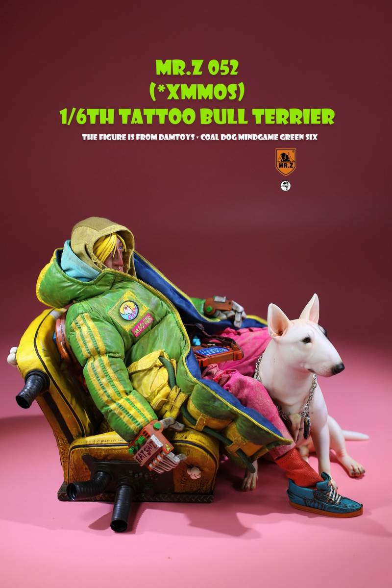 Animal Model No.52: 1/6th TATTOO BULL TERRIER (all 5 colors)