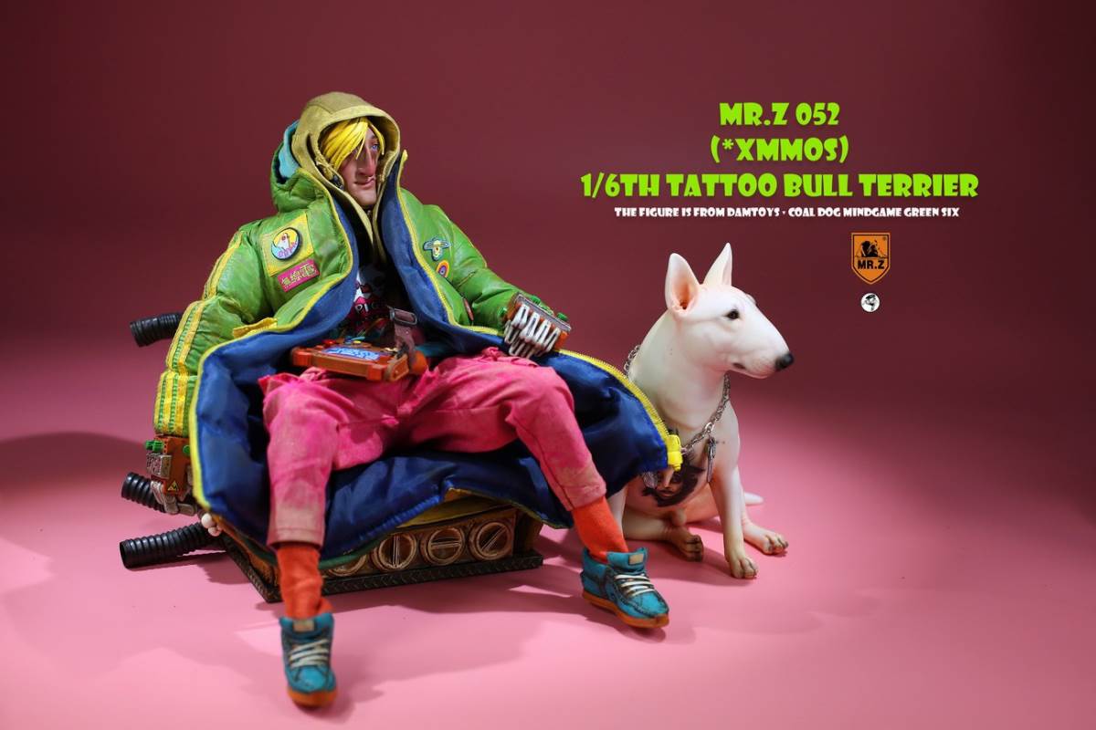 Animal Model No.52: 1/6th TATTOO BULL TERRIER (all 5 colors)