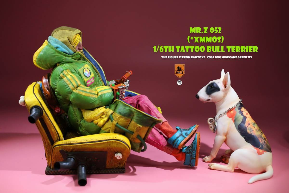 Animal Model No.52: 1/6th TATTOO BULL TERRIER (all 5 colors)