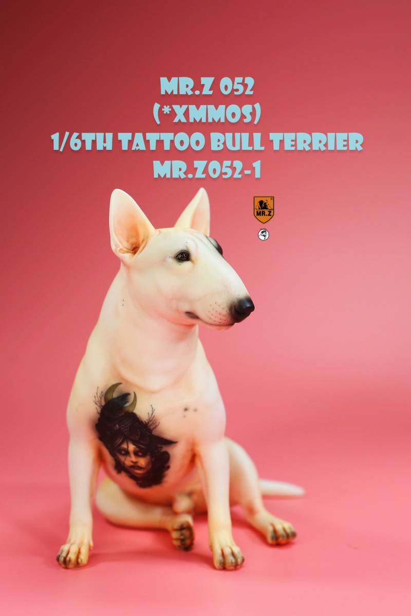 Animal Model No.52: 1/6th TATTOO BULL TERRIER (all 5 colors)