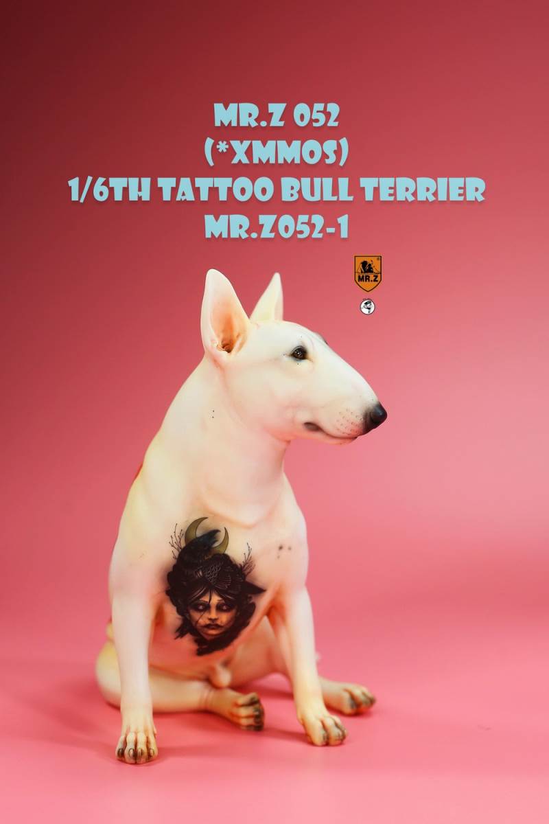 Animal Model No.52: 1/6th TATTOO BULL TERRIER (all 5 colors)