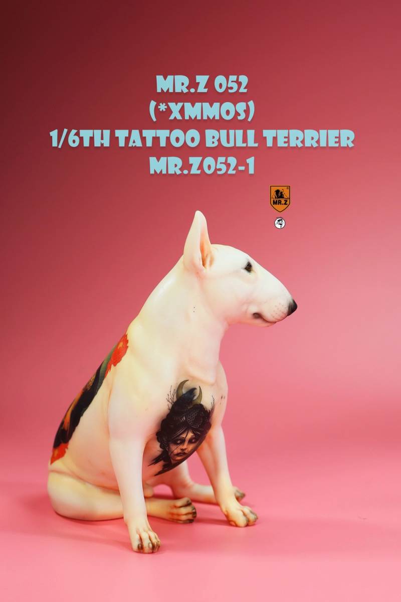 Animal Model No.52: 1/6th TATTOO BULL TERRIER (all 5 colors)
