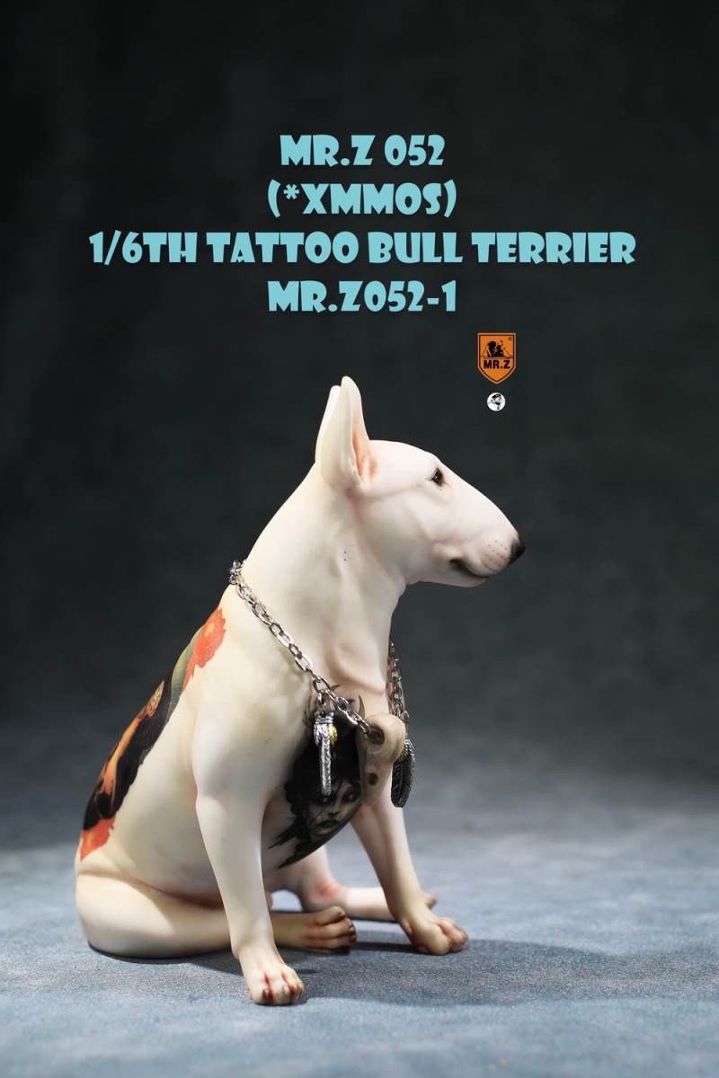 Animal Model No.52: 1/6th TATTOO BULL TERRIER (all 5 colors)