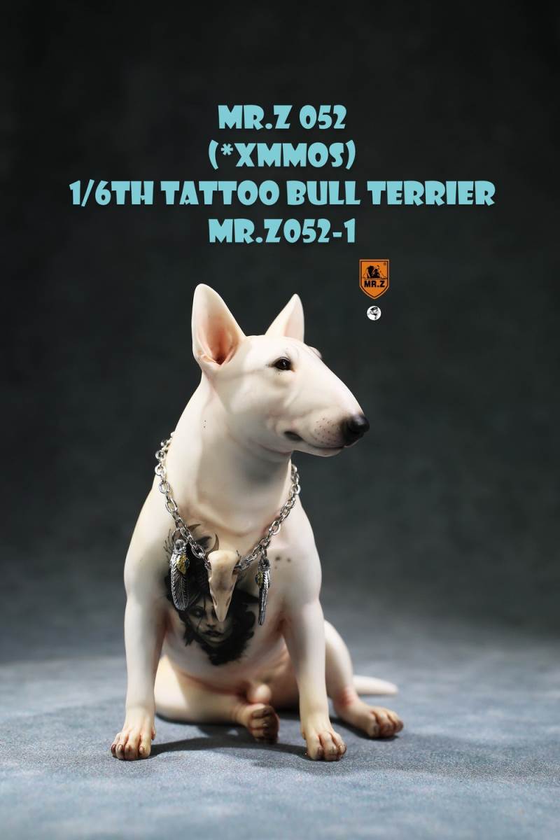 Animal Model No.52: 1/6th TATTOO BULL TERRIER (all 5 colors)