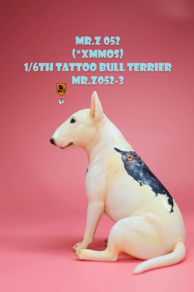 Animal Model No.52: 1/6th TATTOO BULL TERRIER (all 5 colors)