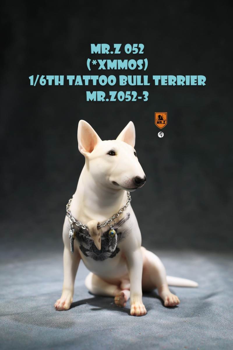 Animal Model No.52: 1/6th TATTOO BULL TERRIER (all 5 colors)
