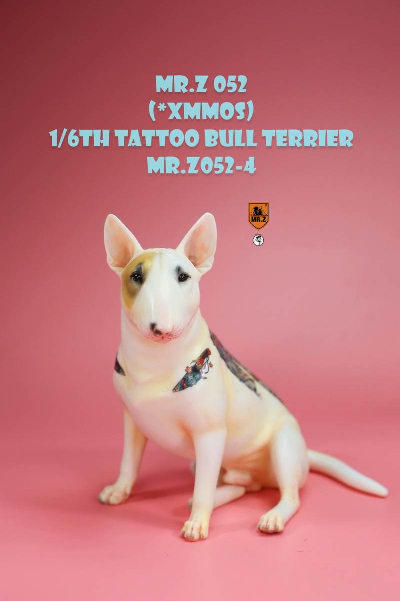 Animal Model No.52: 1/6th TATTOO BULL TERRIER (all 5 colors)