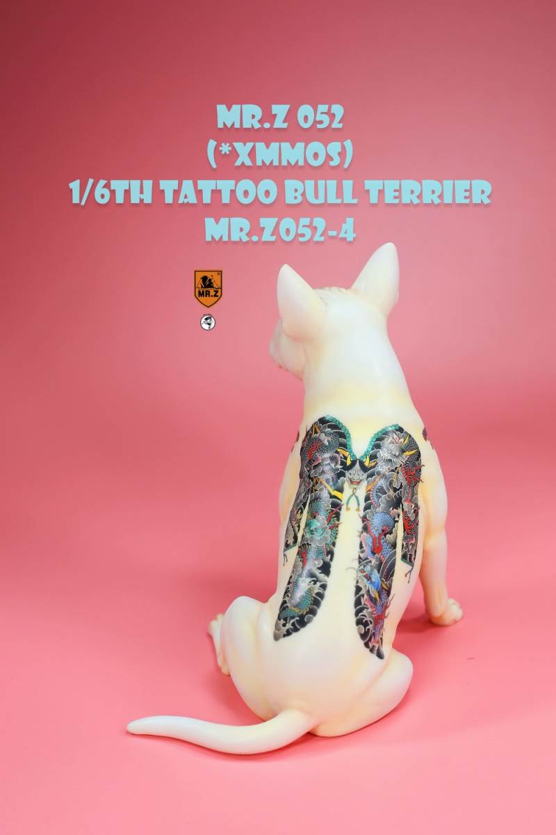 Animal Model No.52: 1/6th TATTOO BULL TERRIER (all 5 colors)