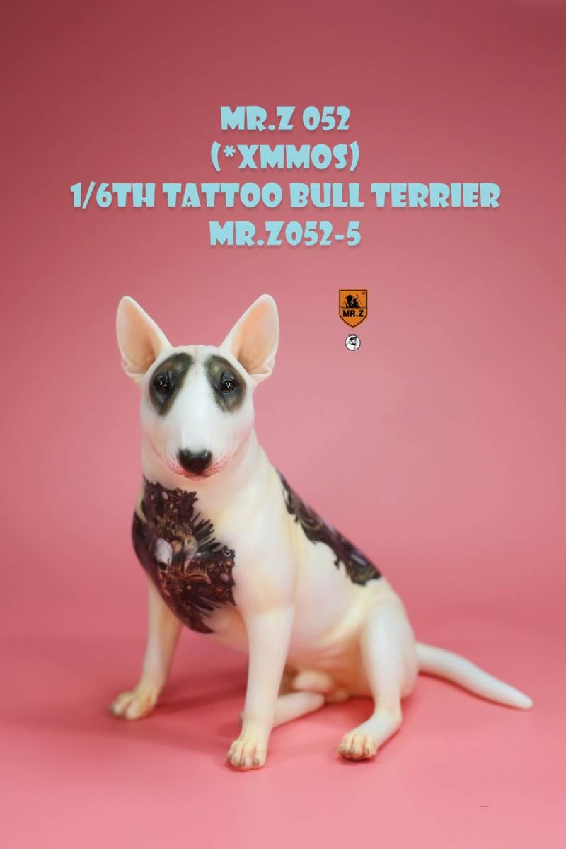 Animal Model No.52: 1/6th TATTOO BULL TERRIER (all 5 colors)