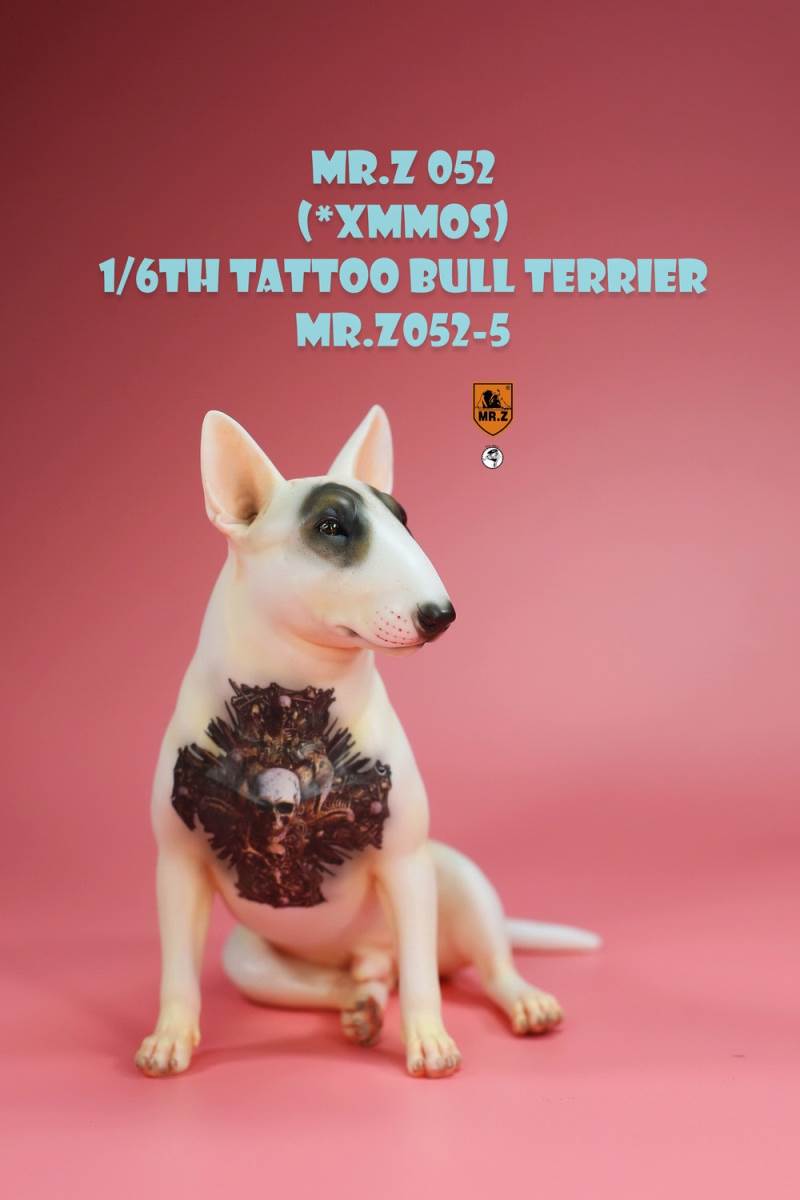 Animal Model No.52: 1/6th TATTOO BULL TERRIER (all 5 colors)