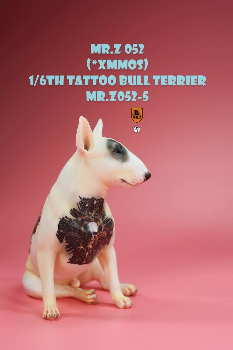 Animal Model No.52: 1/6th TATTOO BULL TERRIER (all 5 colors)