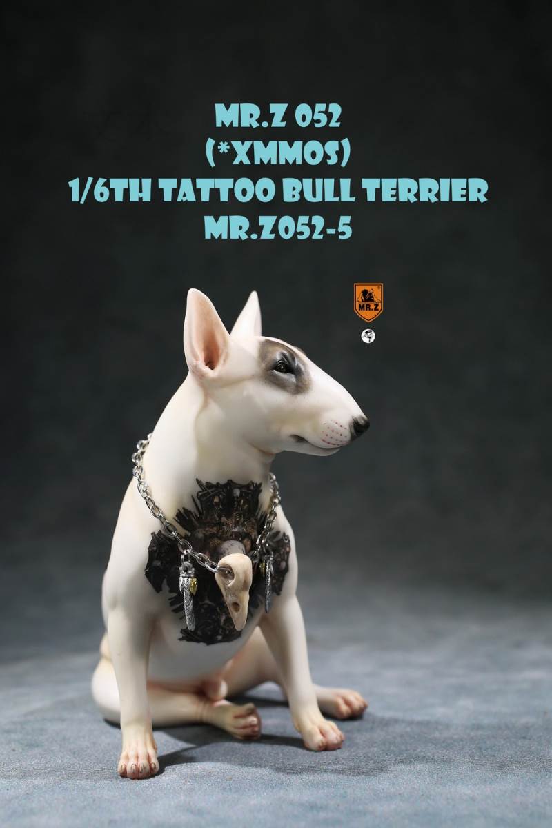 Animal Model No.52: 1/6th TATTOO BULL TERRIER (all 5 colors)