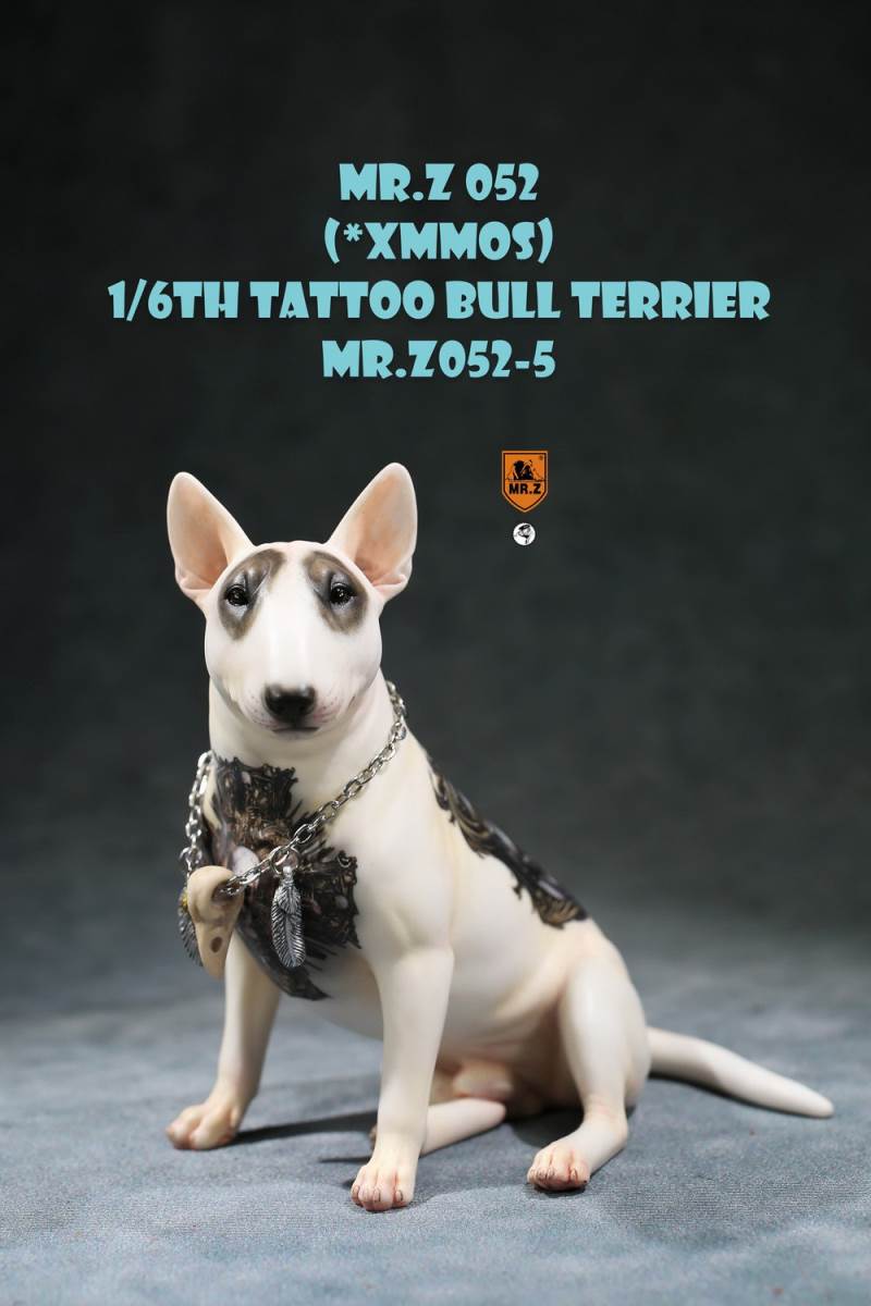 Animal Model No.52: 1/6th TATTOO BULL TERRIER (all 5 colors)
